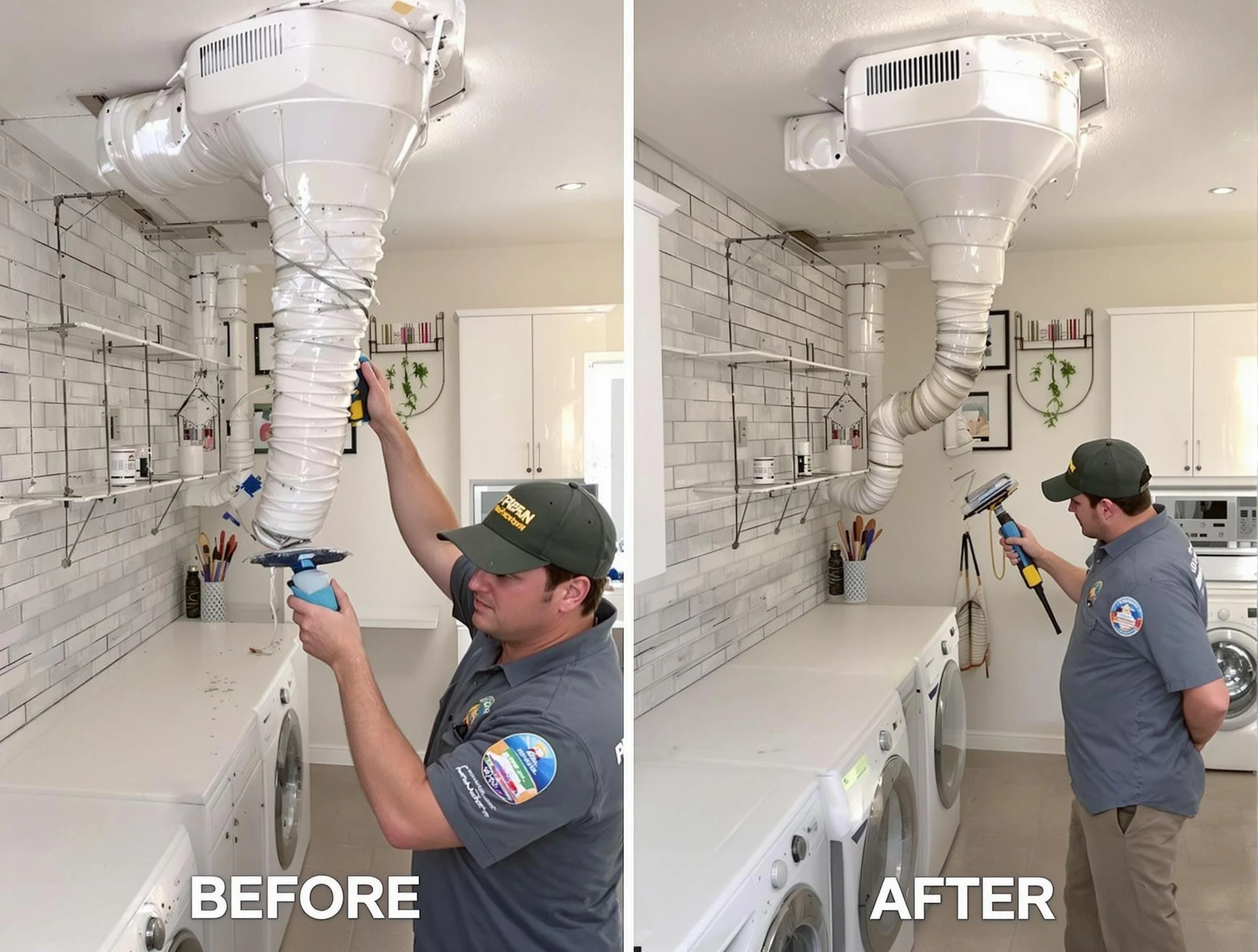 Professional dryer exhaust vent cleaning by Lake Land'Or Dryer Vent Cleaning in Lake Land'Or